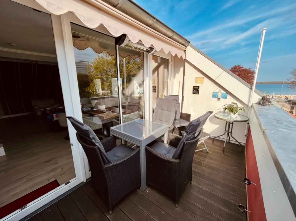 3Sz Penthaus Luna Am Sandstrand Mit Meerblick & Balkon Lubeck Exterior photo